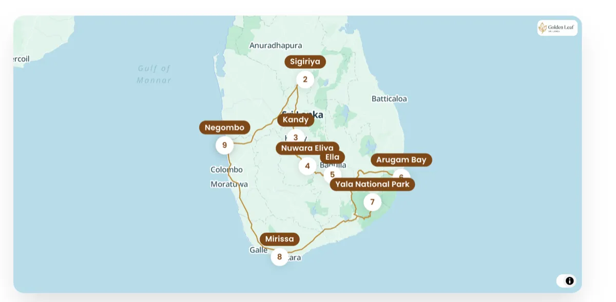 Interactive map